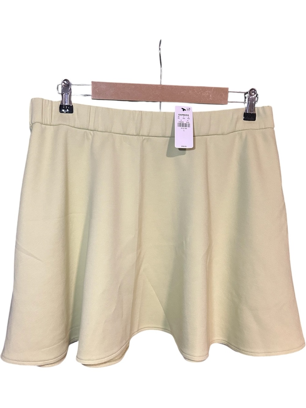 Express A Line Mini Skirt NWT Green Size L